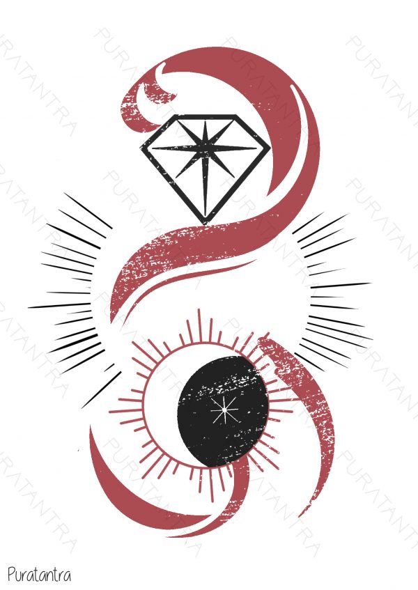 Tantra Awaken the Eternal Within – Where Light, Energy, and Essence Converge In Red & Black