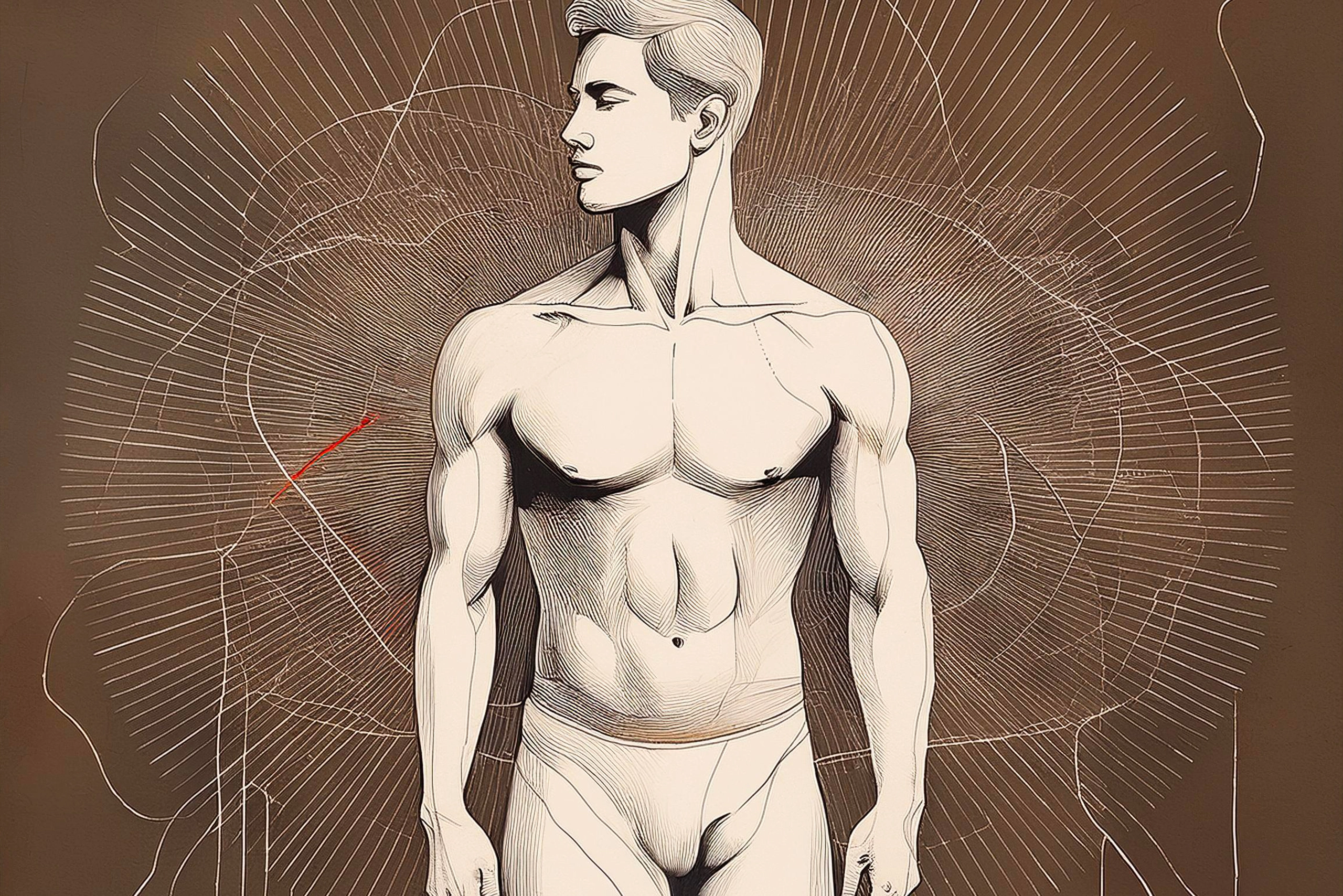 Close-up of hands performing a Tantric touch, illustrating the connection and flow of masculine energy