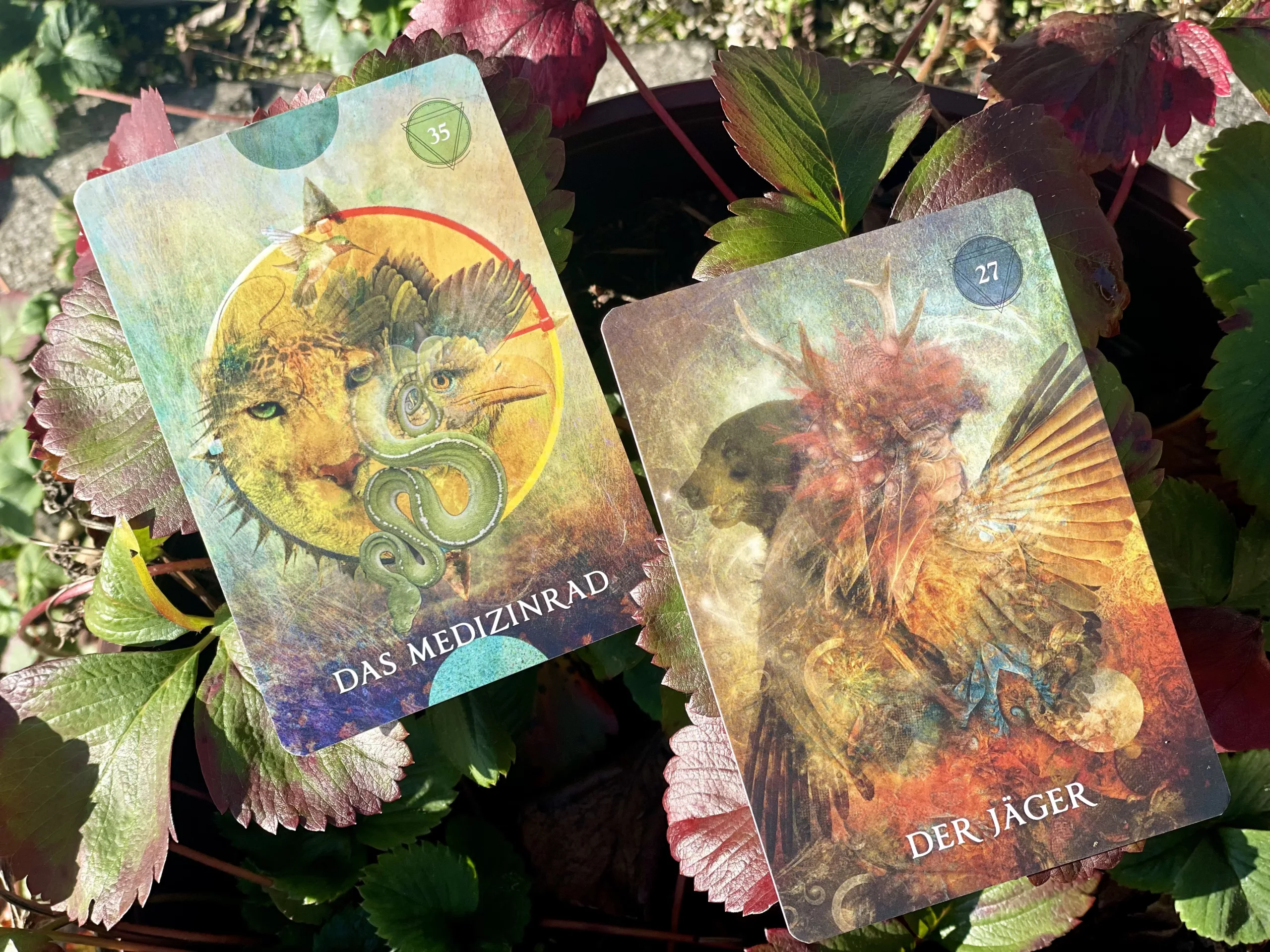 A two-card reading displaying cards for “Challenge” and “Solution,” symbolizing guidance through obstacles and pathways to overcome them